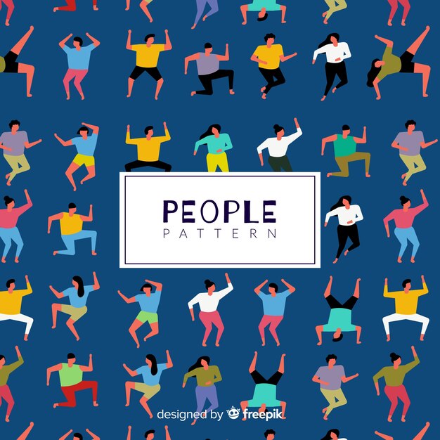 Estampado de personas