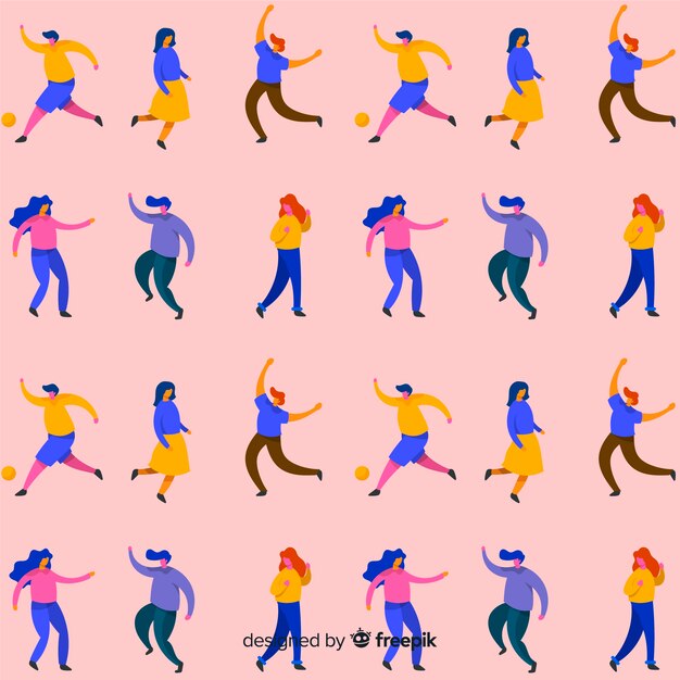 Estampado de personas