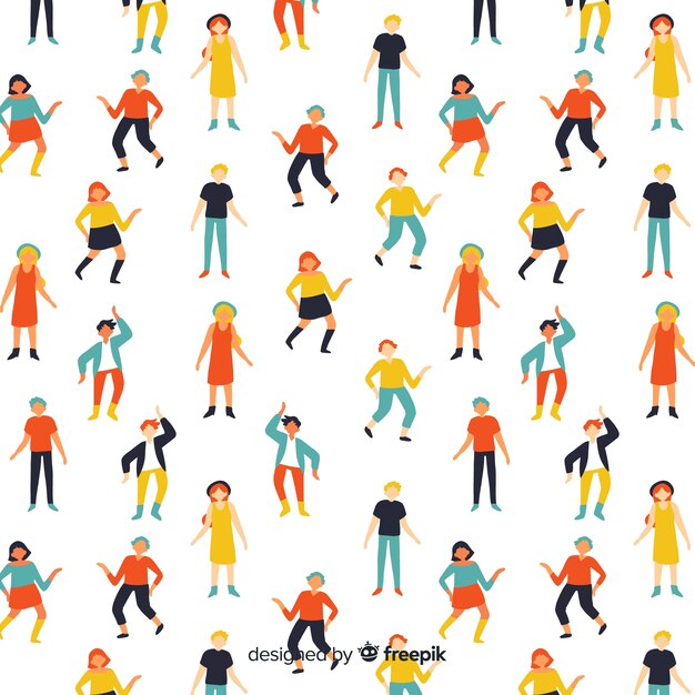 Estampado de personas