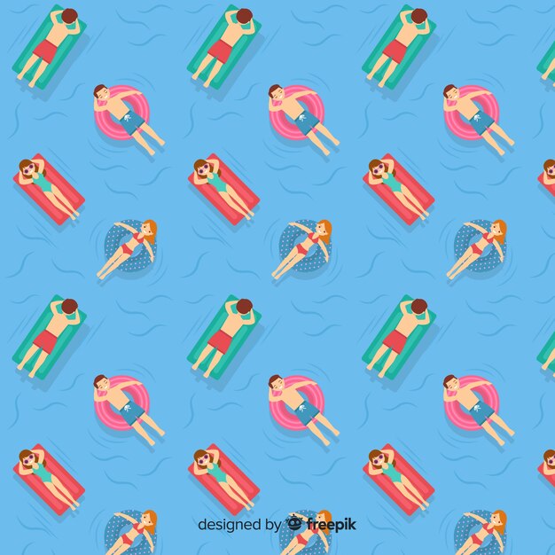 Estampado de playa