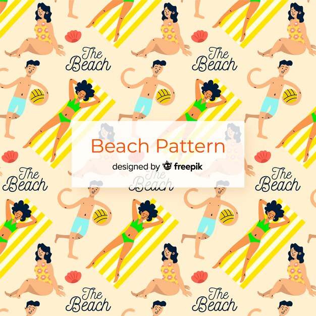 Estampado de playa