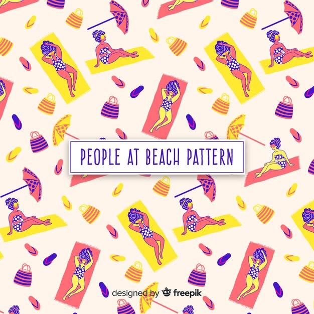 Estampado de playa