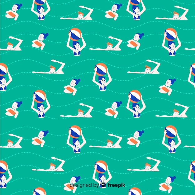 Estampado de playa