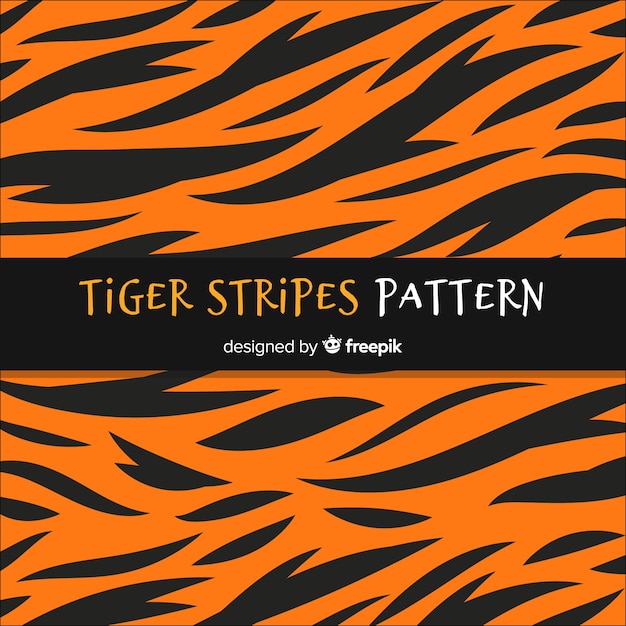 Estampado de rayas de tigre