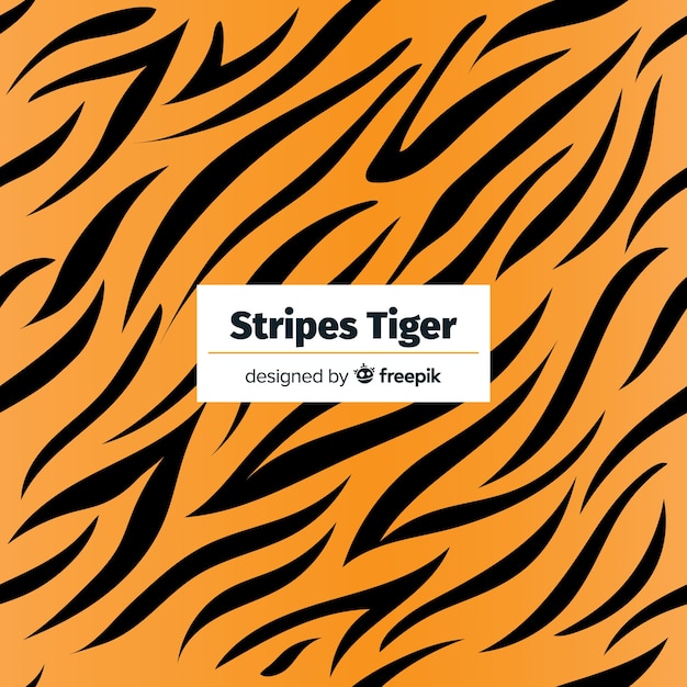 Estampado de rayas de tigre