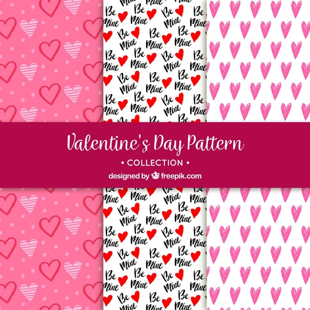 Estampado de san valentín