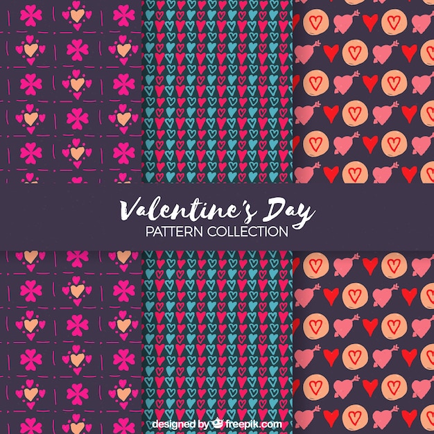 Vector gratuito estampado de san valentín