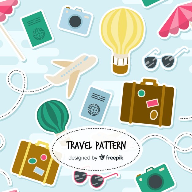 Estampado de viaje