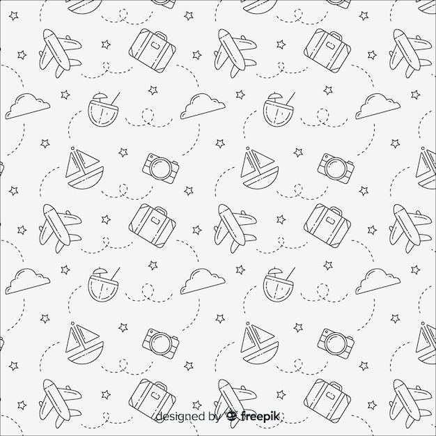 Estampado de viaje