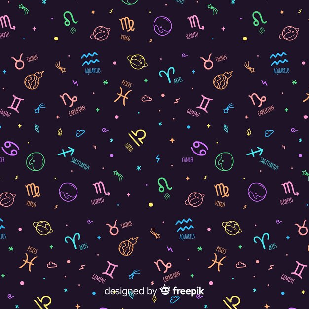 Estampado del zodiaco
