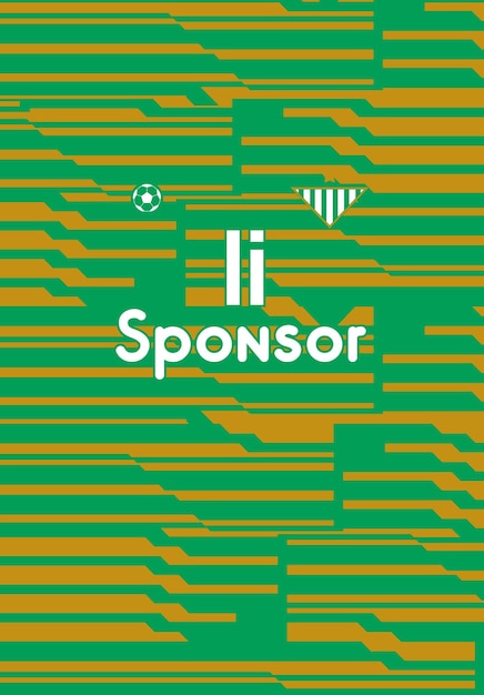 Estampillas de camisetas de fútbol profesional con texturas de camiseta atlética personalizables