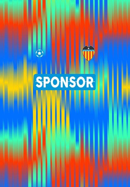 Estampillas de camisetas de fútbol profesional con texturas de camiseta atlética personalizables