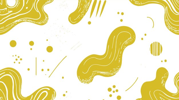 estandarte amarillo abstracto