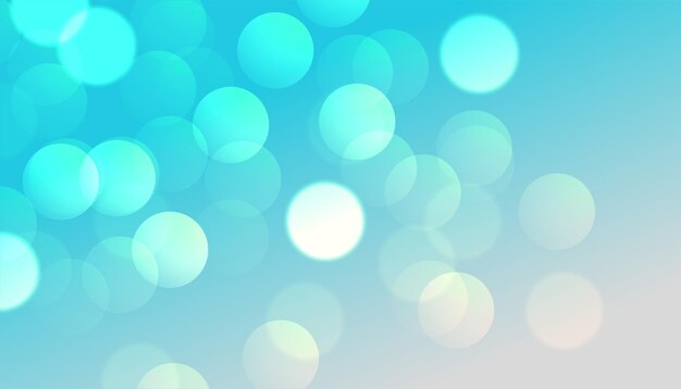 estandarte de bokeh borroso decorativo con vector de efecto abstracto y brillante