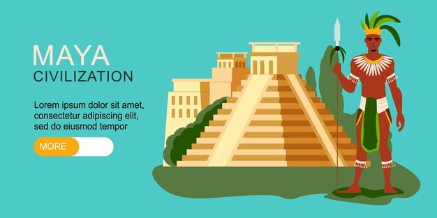 Estandarte de la Civilización Maya
