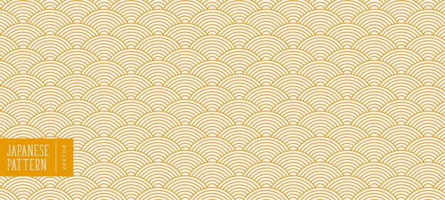 estandarte de patrón japonés cultural oriental con textura de agua que fluye
