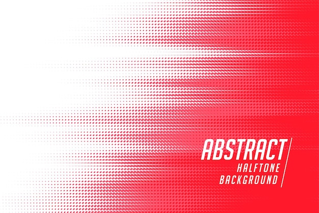 estandarte de patrón de medio tono abstracto blanco y rojo para telón de fondo moderno