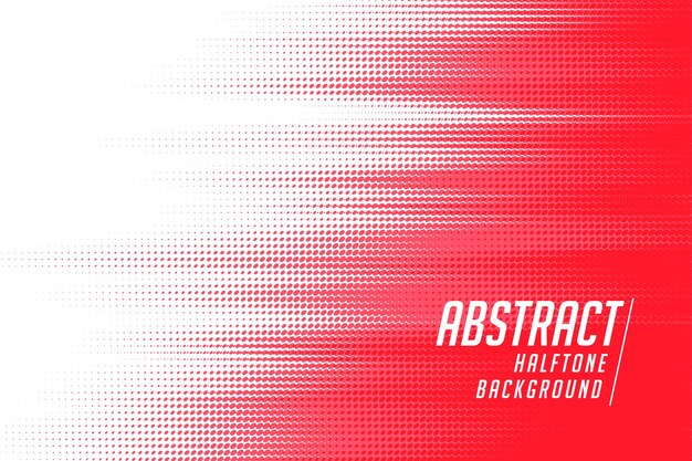 estandarte de patrón de medio tono abstracto blanco y rojo para telón de fondo moderno