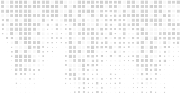 estandarte de patrón punteado pixelado abstracto con efecto de medio tono