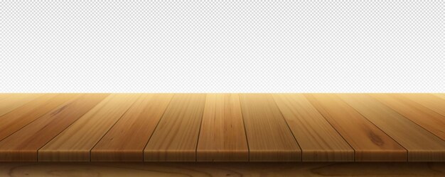 Estante de mesa de madera o superficie de mostrador