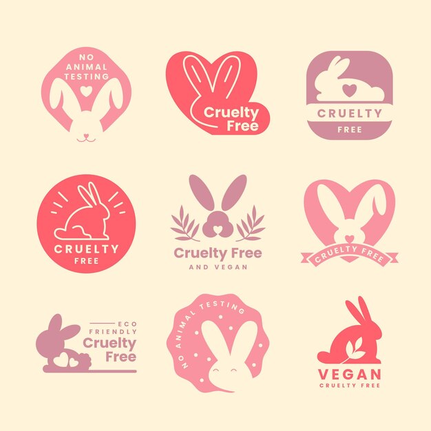 Estar en contra del conjunto de insignias de crueldad animal.
