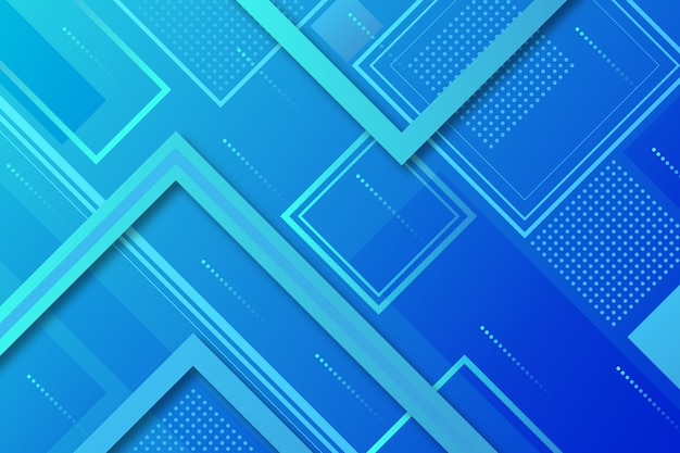 Estilo abstracto clásico fondo azul con cuadrados