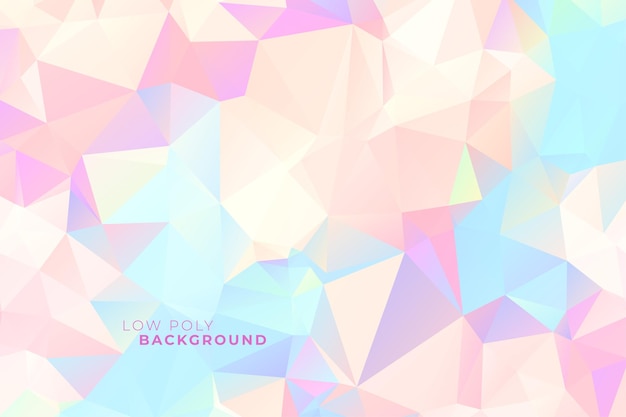 estilo abstracto bajo patrón poli fondo pastel con diseño en forma de diamante