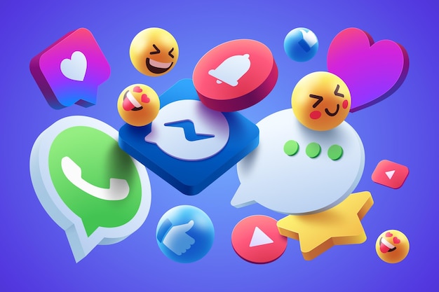 Estilo de conjunto de iconos coloridos