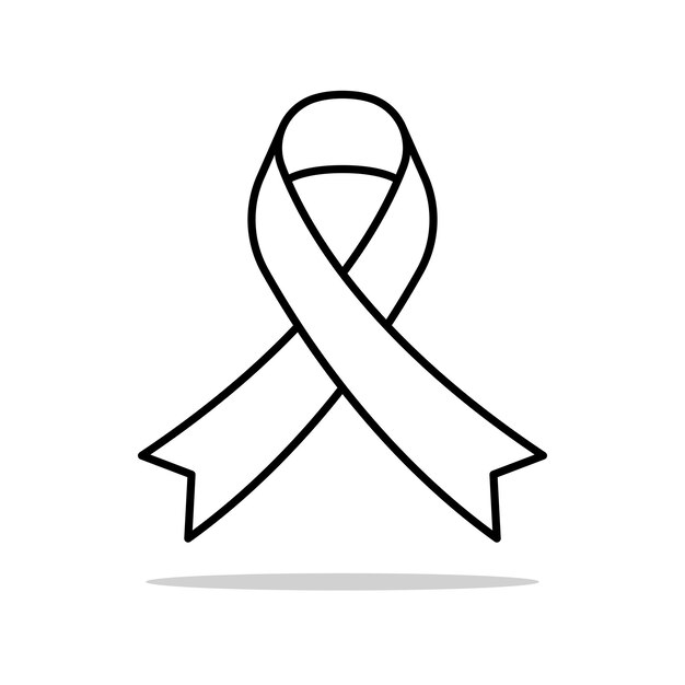 Estilo del contorno de la cinta de conciencia