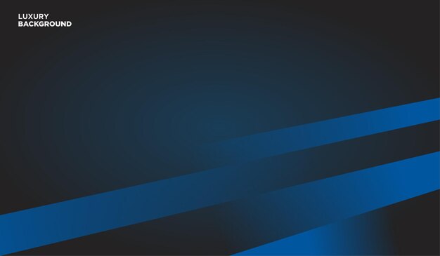 Estilo degradado de diseño de lujo azul de fondo