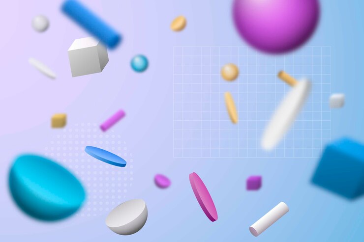 Vector gratuito estilo de fondo 3d