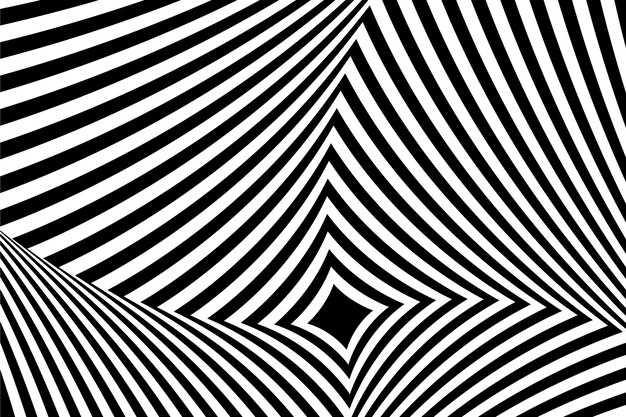 Estilo de fondo psicodélico de ilusión óptica