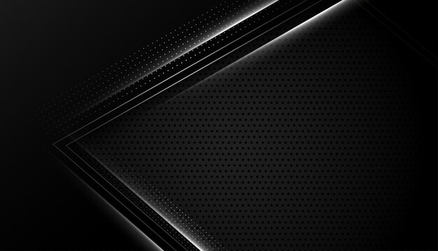 estilo geométrico líneas negras y plateadas diseño de papel tapiz