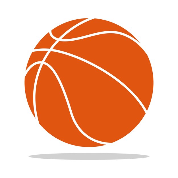 Estilo de glifo naranja de baloncesto