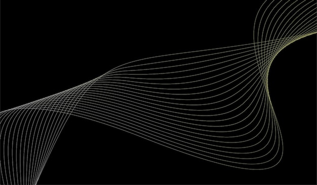 Estilo de gradiente digital de línea abstracta de fondo