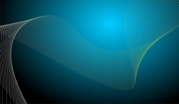 Estilo de gradiente digital de línea abstracta de fondo