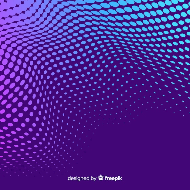 Estilo de gradiente de fondo con efecto de medio tono