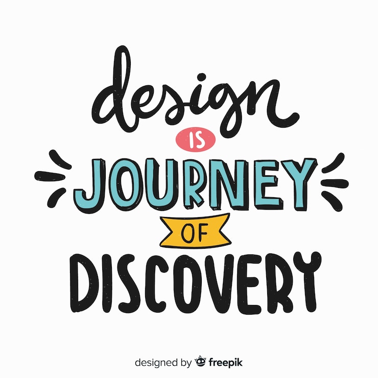 Vector gratuito estilo de letras de fondo de cita motivacional