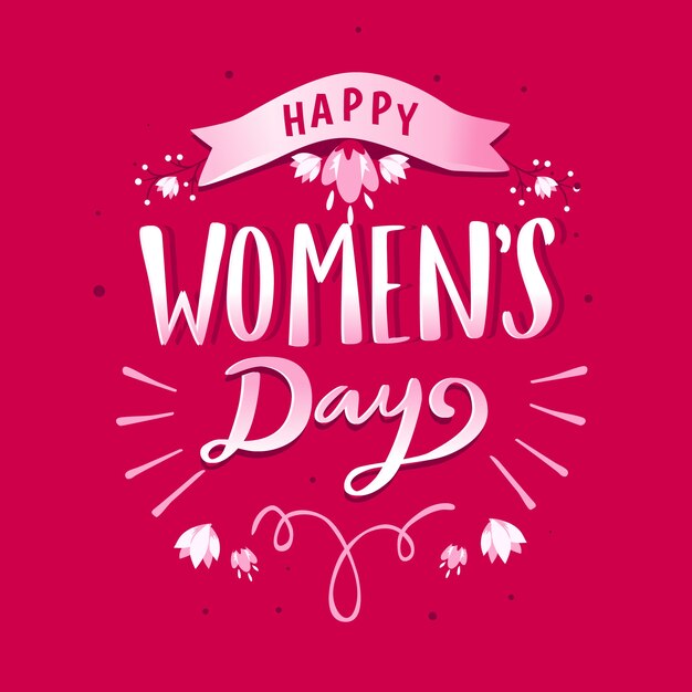 Estilo de letras para mujer día