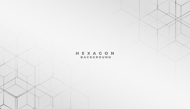 estilo de línea diseño de fondo de forma de hexágono geométrico