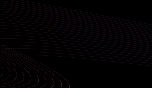 Estilo minimalista de diseño de onda de fondo degradado