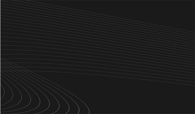 Estilo minimalista de diseño de onda de fondo degradado