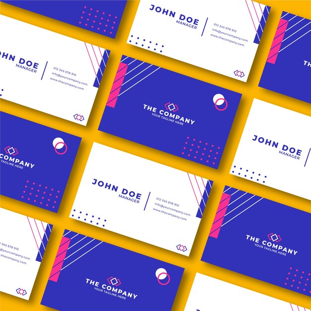Estilo minimalista para tarjeta de visita