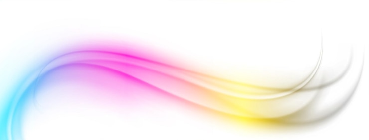 Vector gratuito estilo ondulado cmyk línea de color diseño de fondo blanco