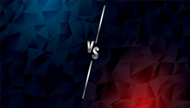 Estilo polivinílico bajo vs versus banner