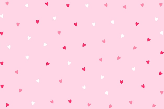 Estilo polka patrón de corazón de amor lindo para la impresión de tela textil