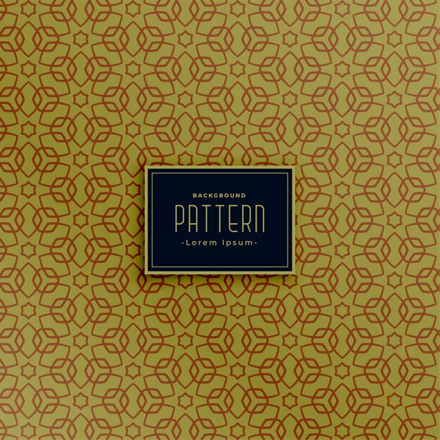 Estilo retro línea patrón de fondo