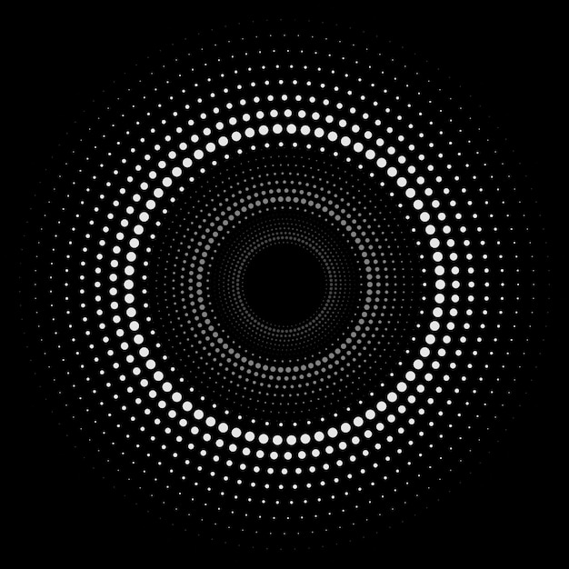 estilo retro medio tono patrón punteado fondo oscuro
