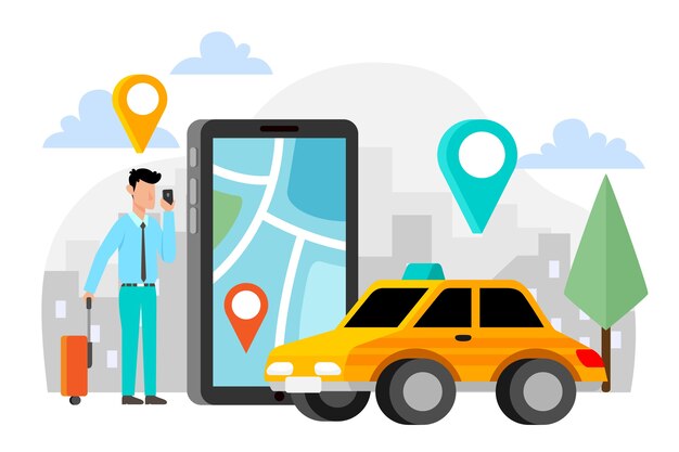 Estilo de solicitud de taxi