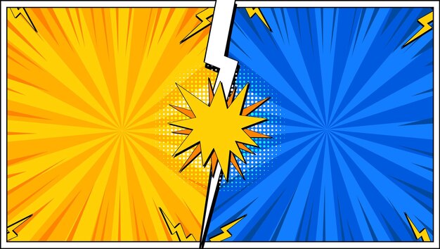 El estilo de Superhéroes Clash Comic